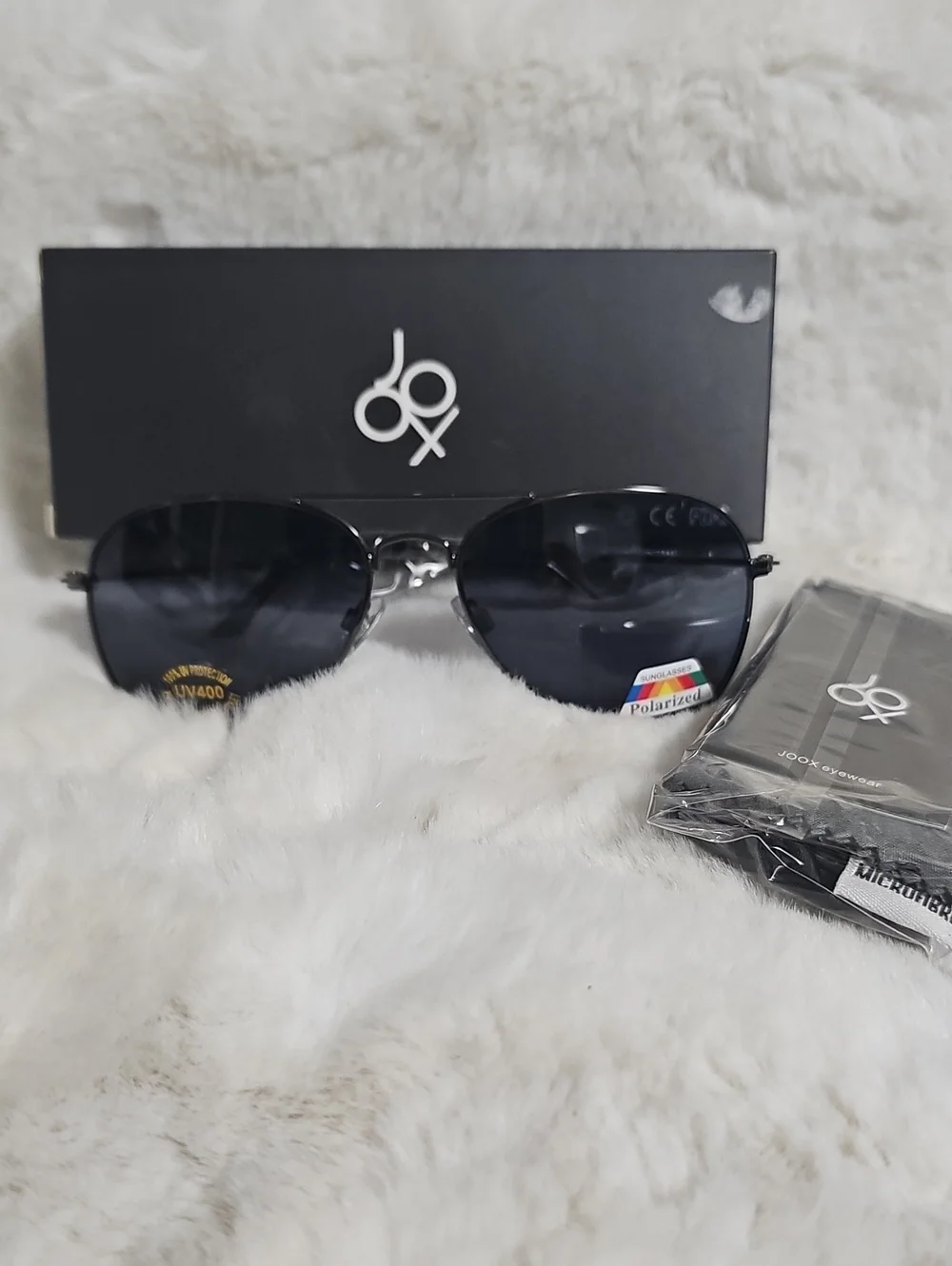New! Joox Polarized Men’s Aviator Sunglasses in Black